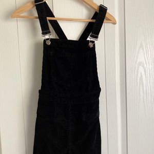 Corduroy overall dress